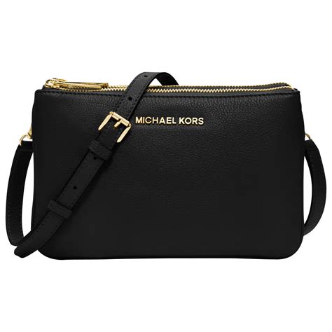 plain black michael kors purse|Michael Kors purses small black.